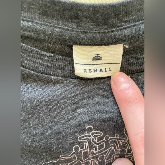 Typographia Charcoal Grey En-Joy T-Shirt - Picture 4 of 11